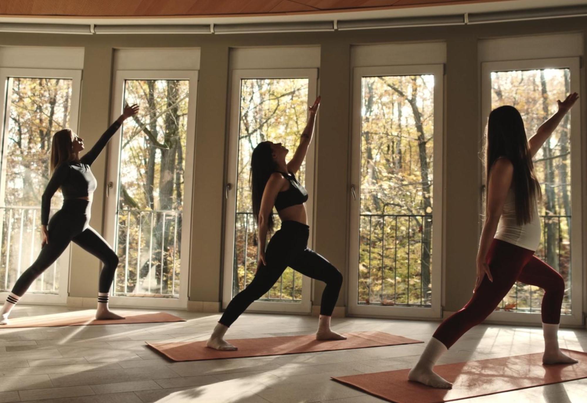 Precise Resort Bad Saarow Εξωτερικό φωτογραφία A yoga class